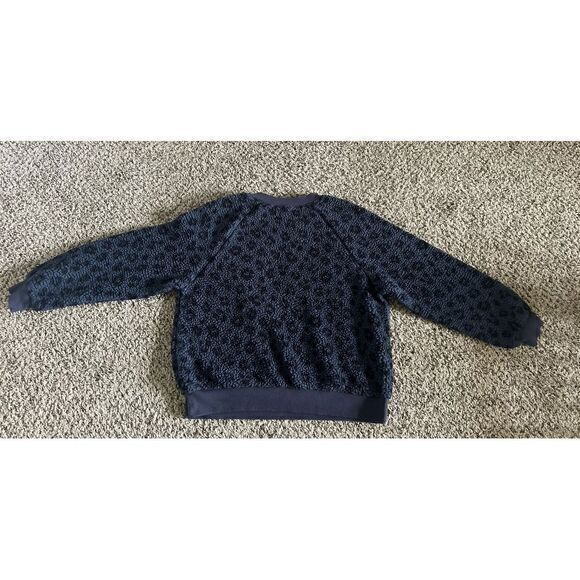 Old Navy blue fuzzy long‎ sleeve shirt size large - Picture 7 of 7